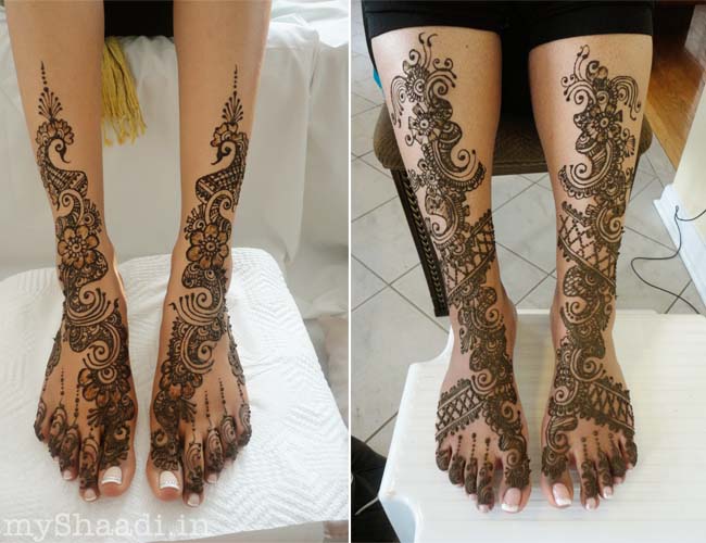 Full Bridal Mehendi in hand and Foot