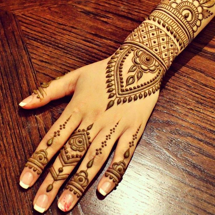 Back Hand Mehendi Design