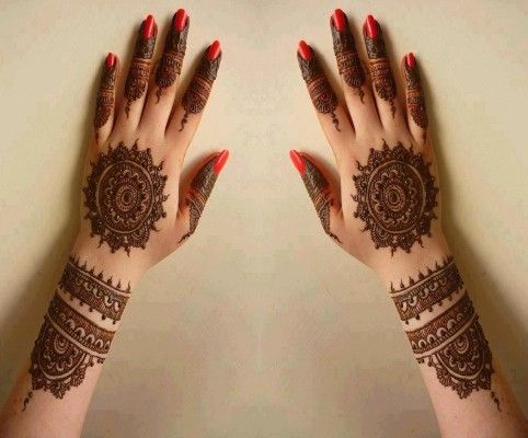 Turkish mehndi design