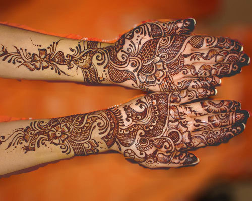Arabic Mehendi Design in a new form
