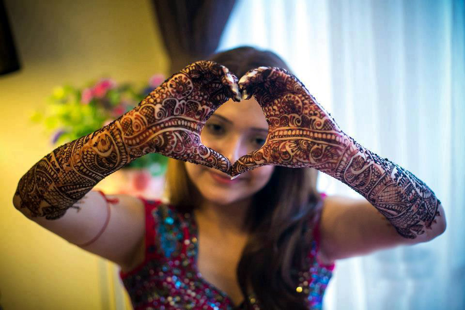 Engagement Mehendi Design