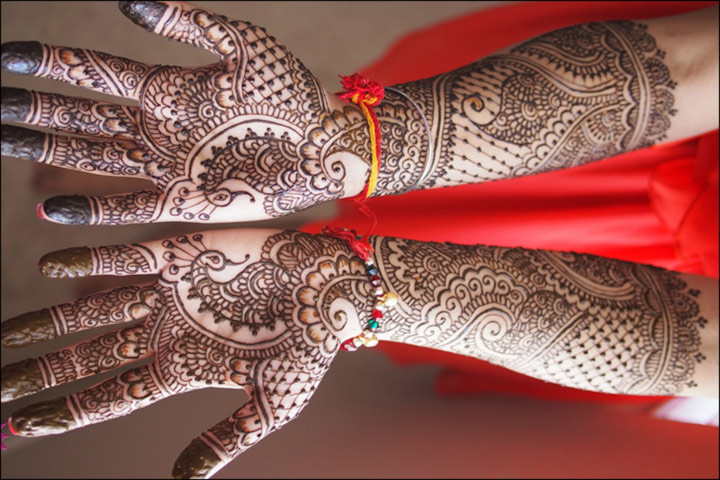 Peacock Style Bridal Mehendi