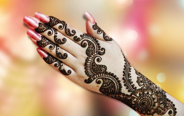 Simple Arabic Mehendi Design