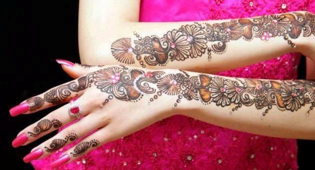 Ultimate Glitter Mehendi Design