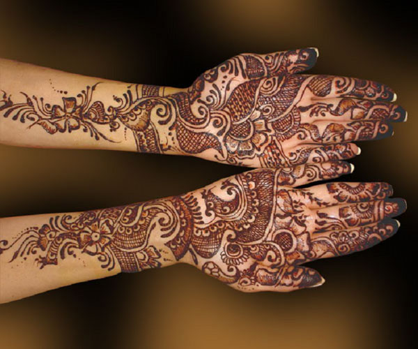 Full hand Mehendi Design