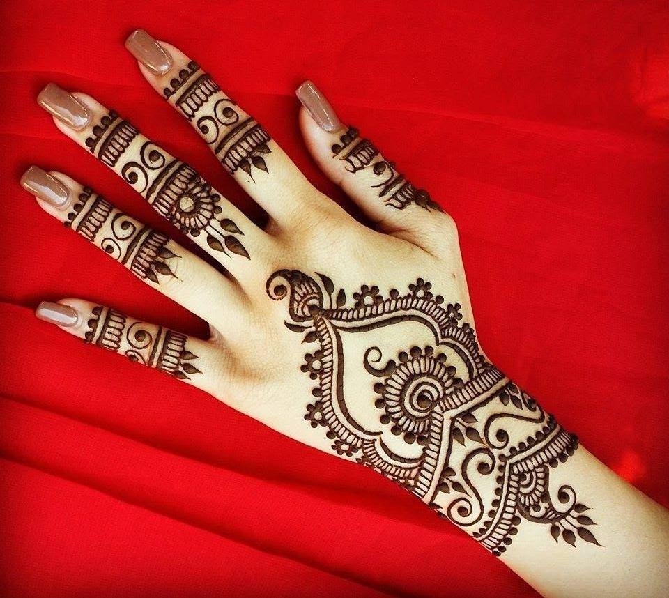 Back Mehendi Design