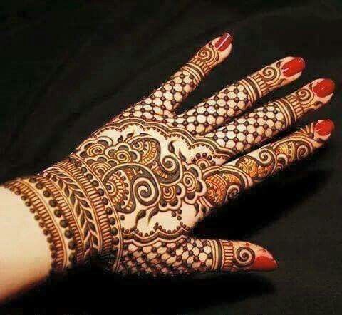 Henna Mehendi Design for back hand