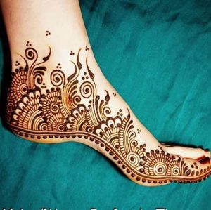 Foot Mehendi Design