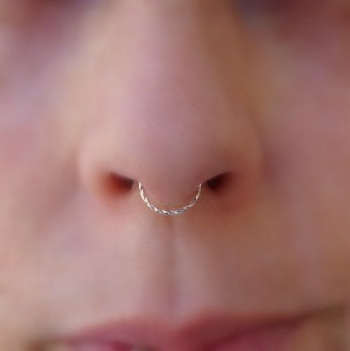 Gold nose ring