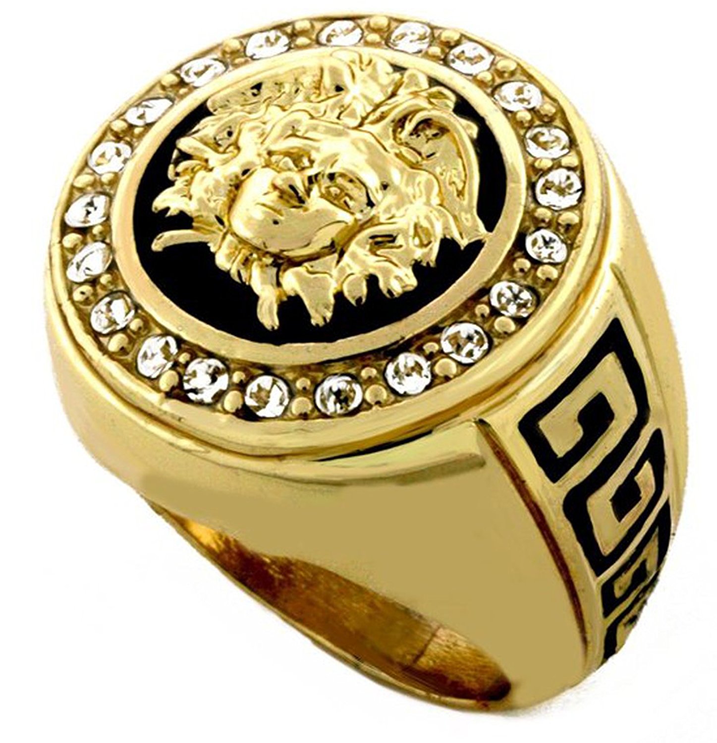 Gold mens ring