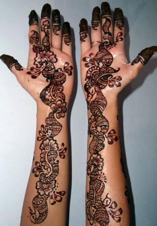 Arabic Mehendi Design for Both Hands