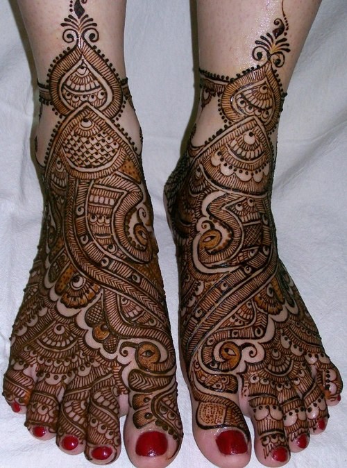 Foot Mehendi Design