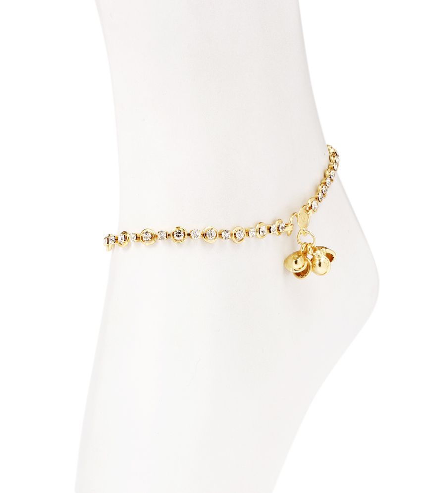 Gold anklet