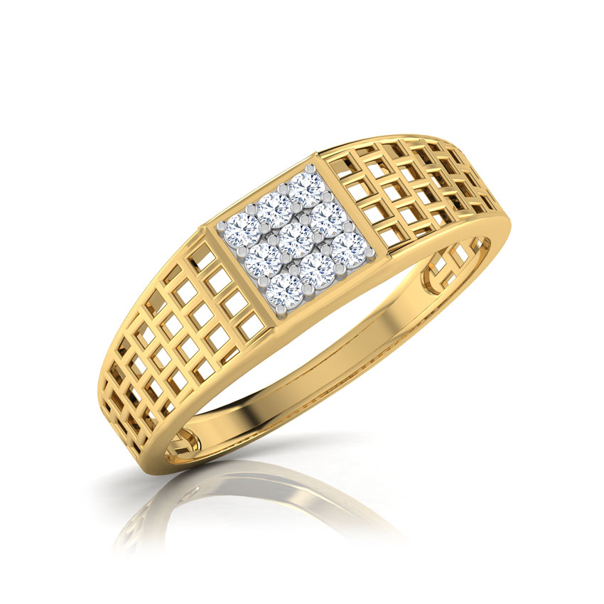 Gold mens ring