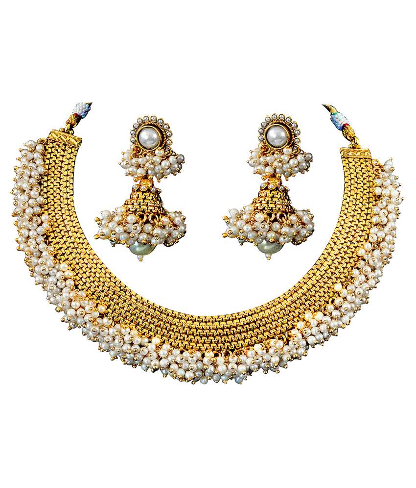 Golden Alloy Necklace
