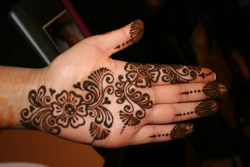 Mehendi design arabic style