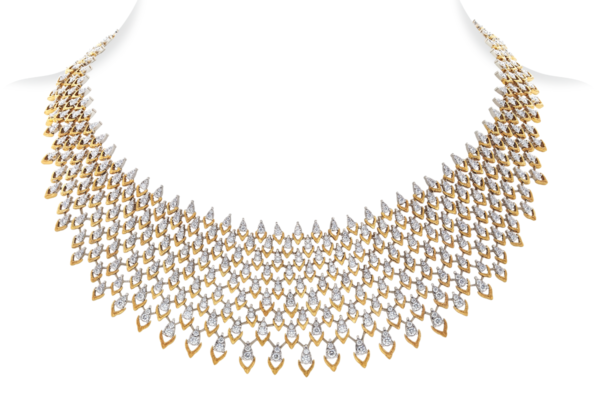 Brocade Diamond Necklace