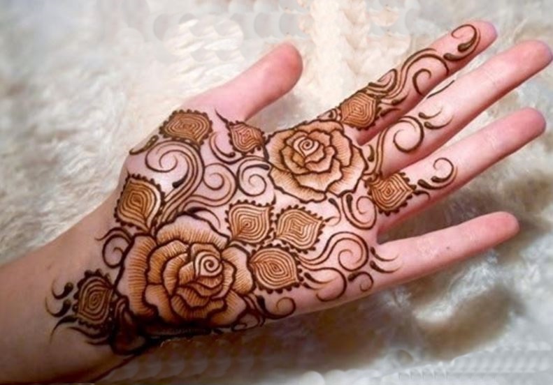 Special Floral Mehndi Design