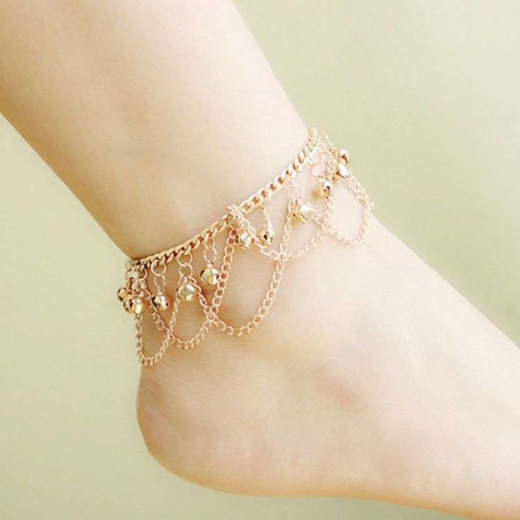 Gold anklet