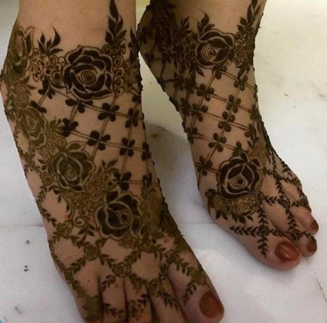 Feet Mehendi