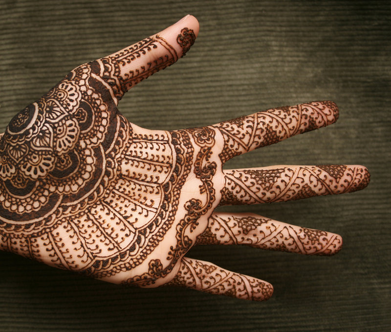 Beautiful hand mehendi design