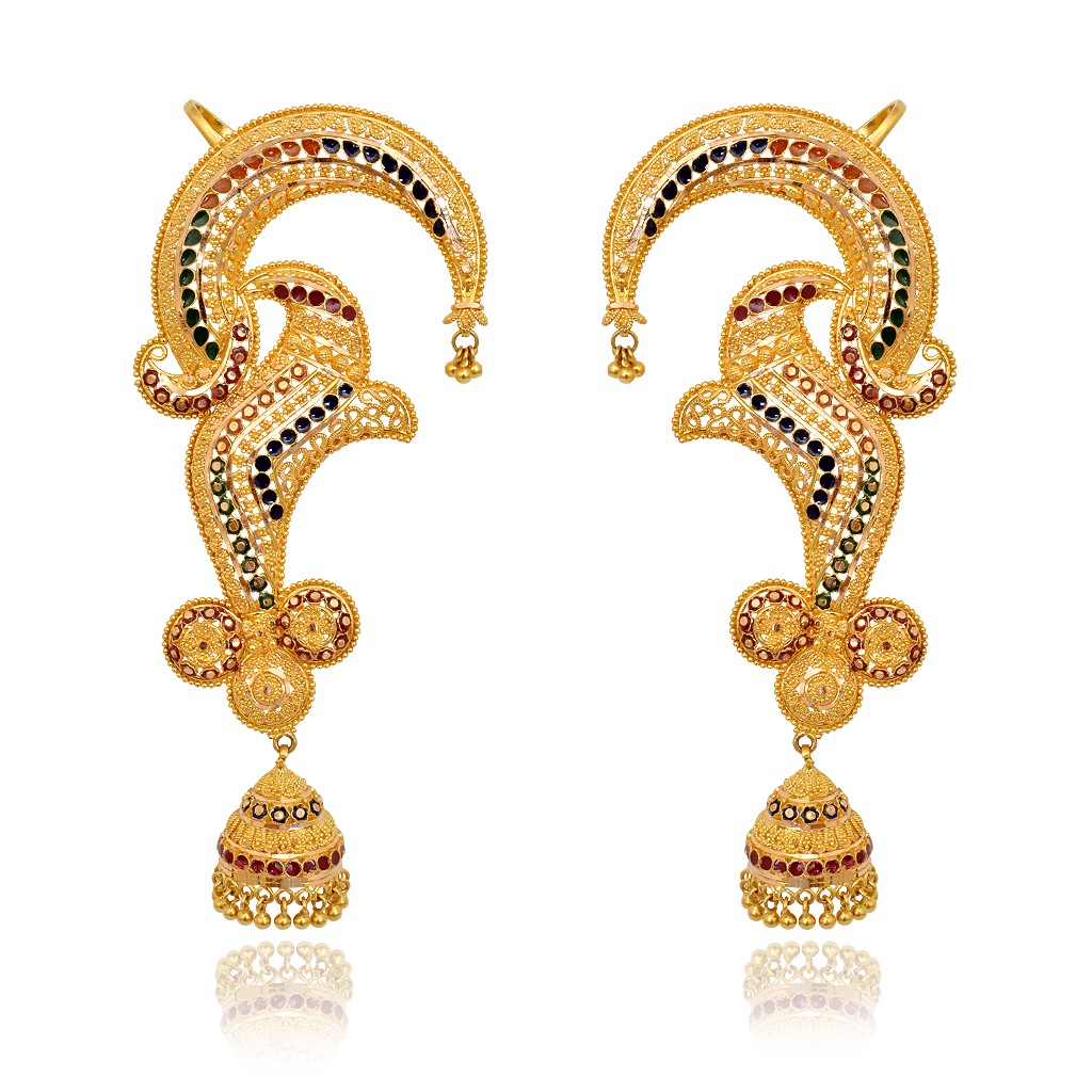 Gold earring