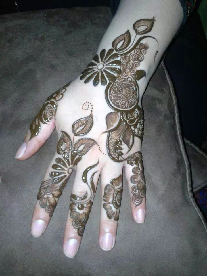 Arabic Henna Mehendi Design