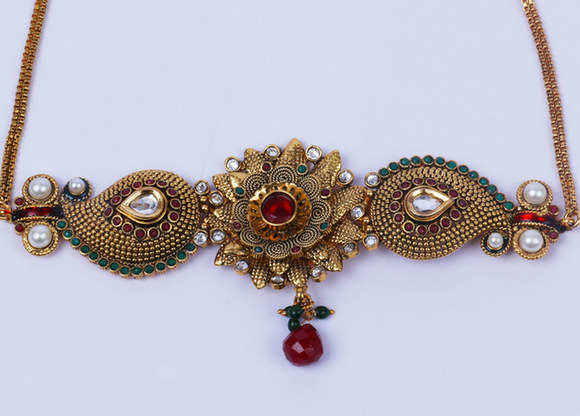 Golden bridal baajuband