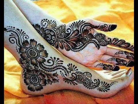Foot and Hand Mehendi Design