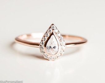 Oval shape ring
