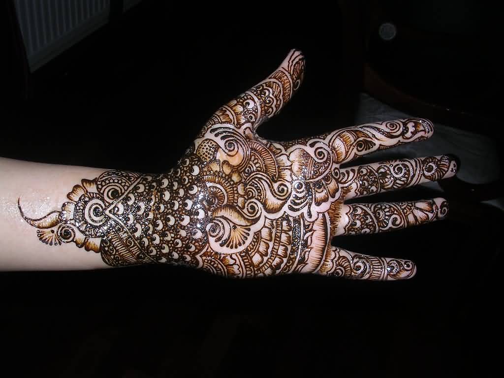 Latest Arabic Mehendi Design