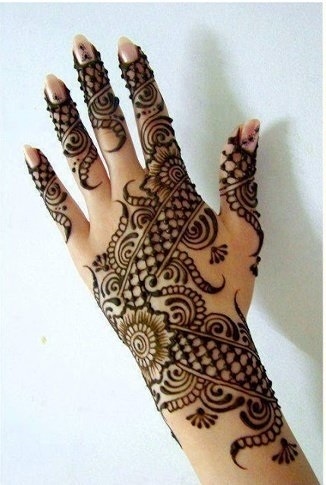 Back Hand Mehendi Design
