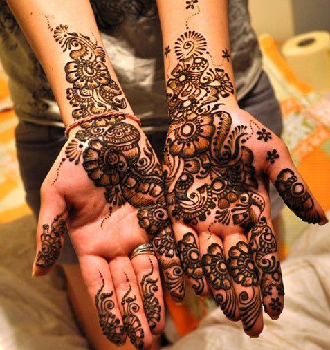 Anarkali Arabic Mehendi Design