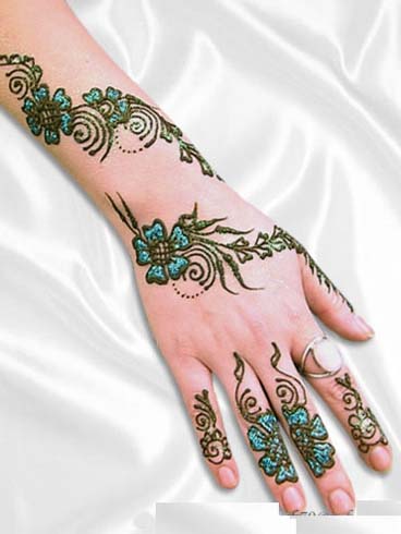 Glitter Design in Arabic Style