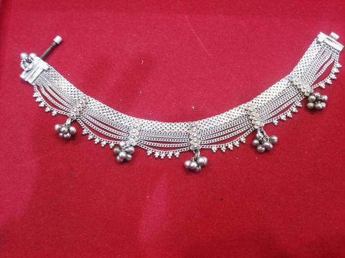 Silver payal design