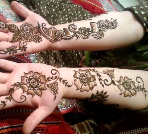 Floral Mehendi Design