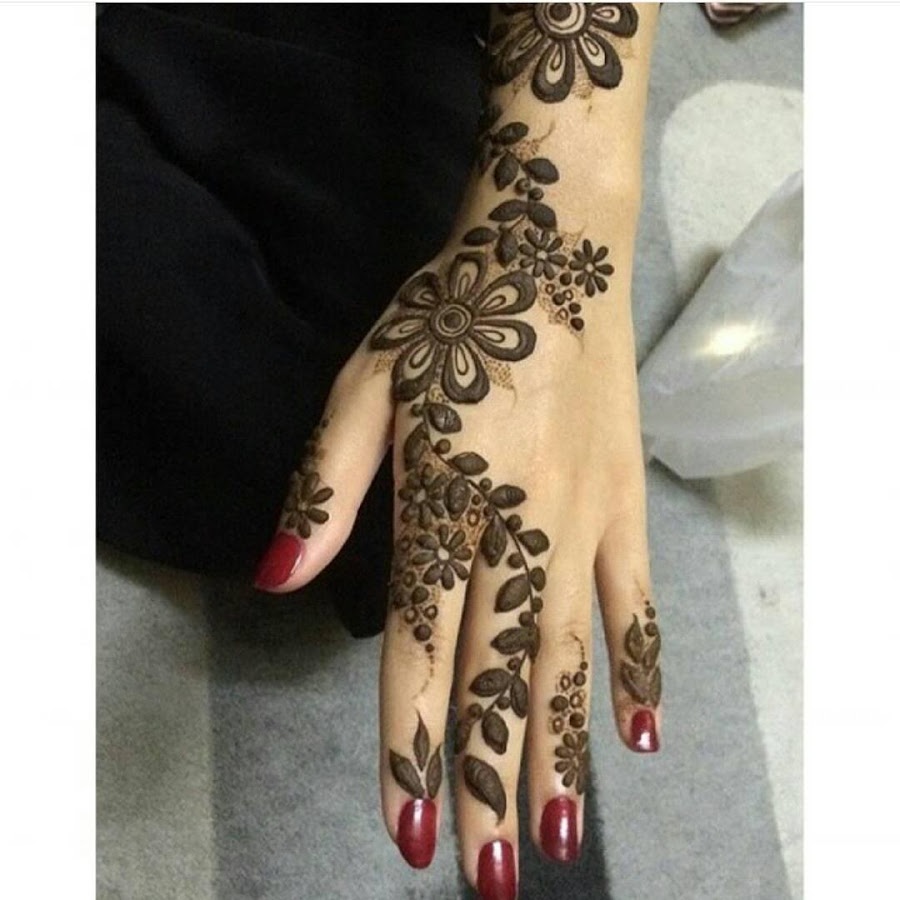 Back Hand Mehendi Design