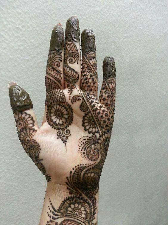 Anarkali mehndi design
