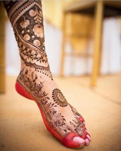 Bridal Feet Mehendi