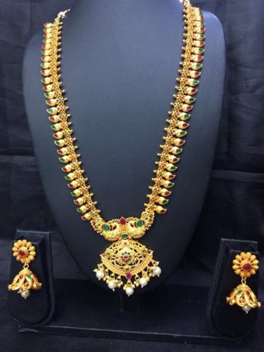 Anarkali Gold Neclace