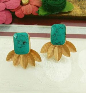 Gem studded earrings