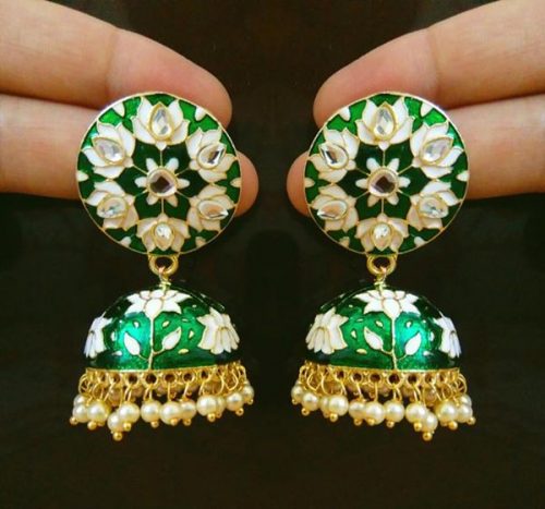 Beautilful jhoomer style earrnings
