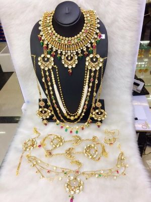 Kalari Style Gold Necklace set