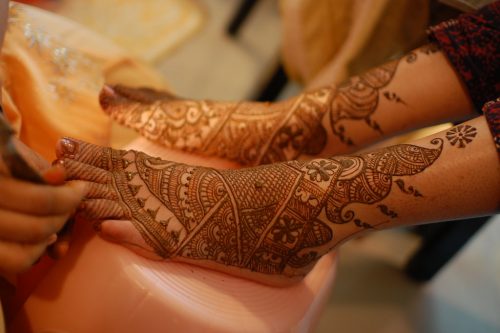 Bridal Feet mehendi design