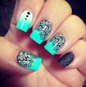 Trendy bluey color design