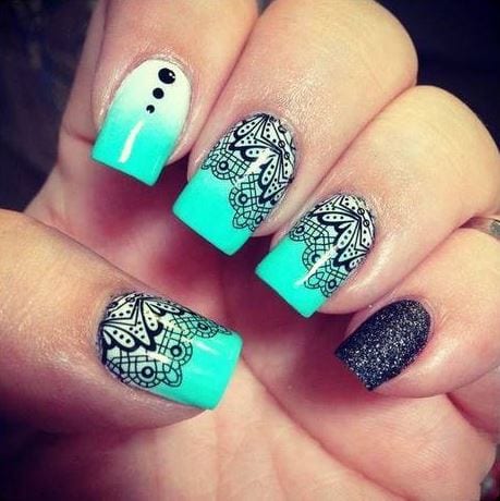 Trendy bluey color design