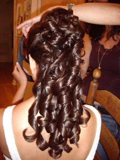 Party Curly hair style