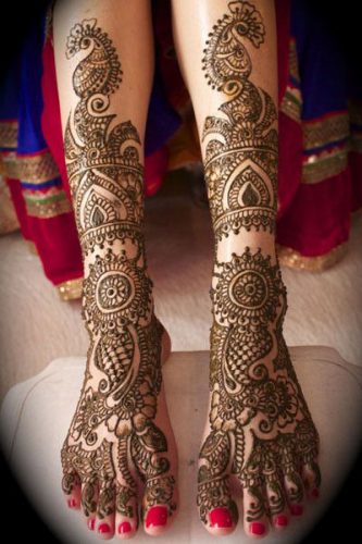 Bridal mehndi design
