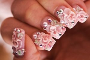 Beautiful natural nail art