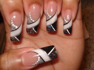 50-50 new style nail art
